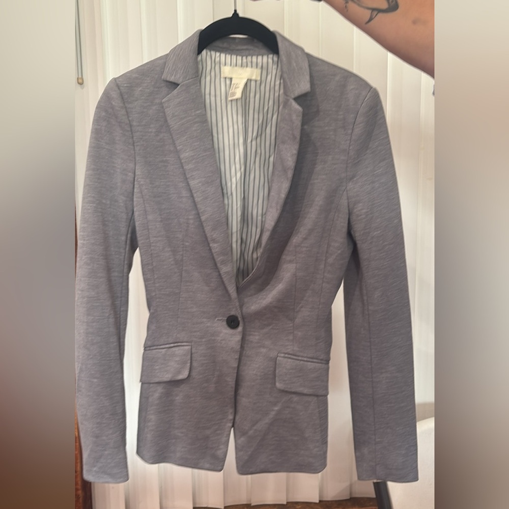 Express Gray Blazer